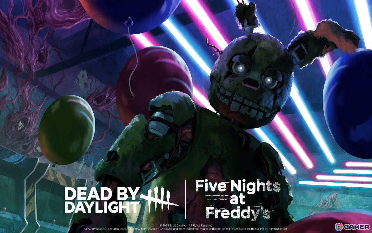 「Dead by Daylight」9周年を記念して「Five Nights at Freddy's」とのコラボが発表！スプリングトラップがキラーとして参戦の画像