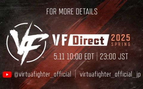 「バーチャファイター」シリーズの最新情報を紹介する番組「VF Direct 2025 Spring」が5月11日23時より配信！