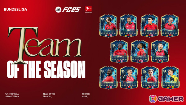 「EA SPORTS FC 25」ブンデスリーガ、女子ブンデスリーガ、シュペルリガのシーズン最優秀チームが発表！堂安律選手も選出の画像1