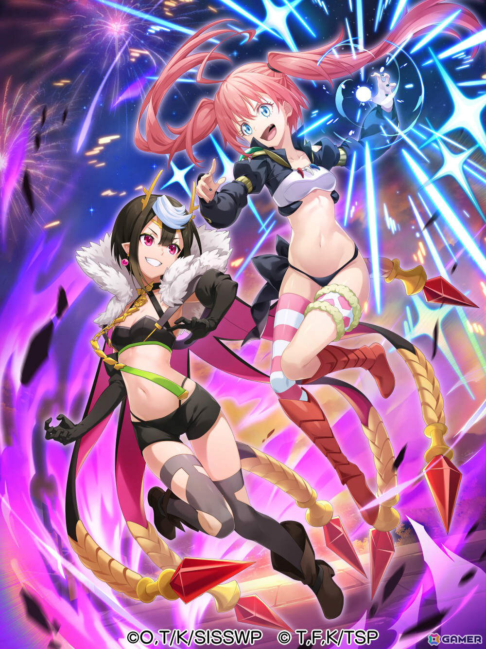 「蜘蛛ですが、なにか? 迷宮の支配者」転スラコラボが開催!ミリムとアリエルが共演する限定リンクカードを手に入れようの画像