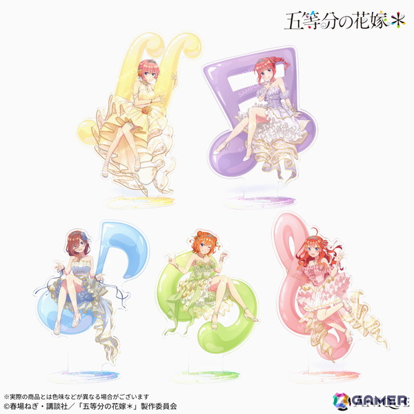 TVスペシャルアニメ「五等分の花嫁＊」より【クインテット】をテーマにした描き下ろしイラストグッズが「Aniqueショップ」にて販売！の画像4