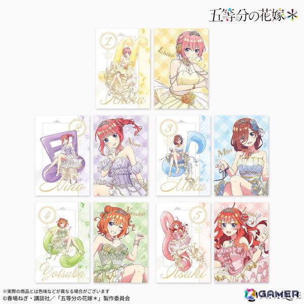 TVスペシャルアニメ「五等分の花嫁＊」より【クインテット】をテーマにした描き下ろしイラストグッズが「Aniqueショップ」にて販売！の画像9