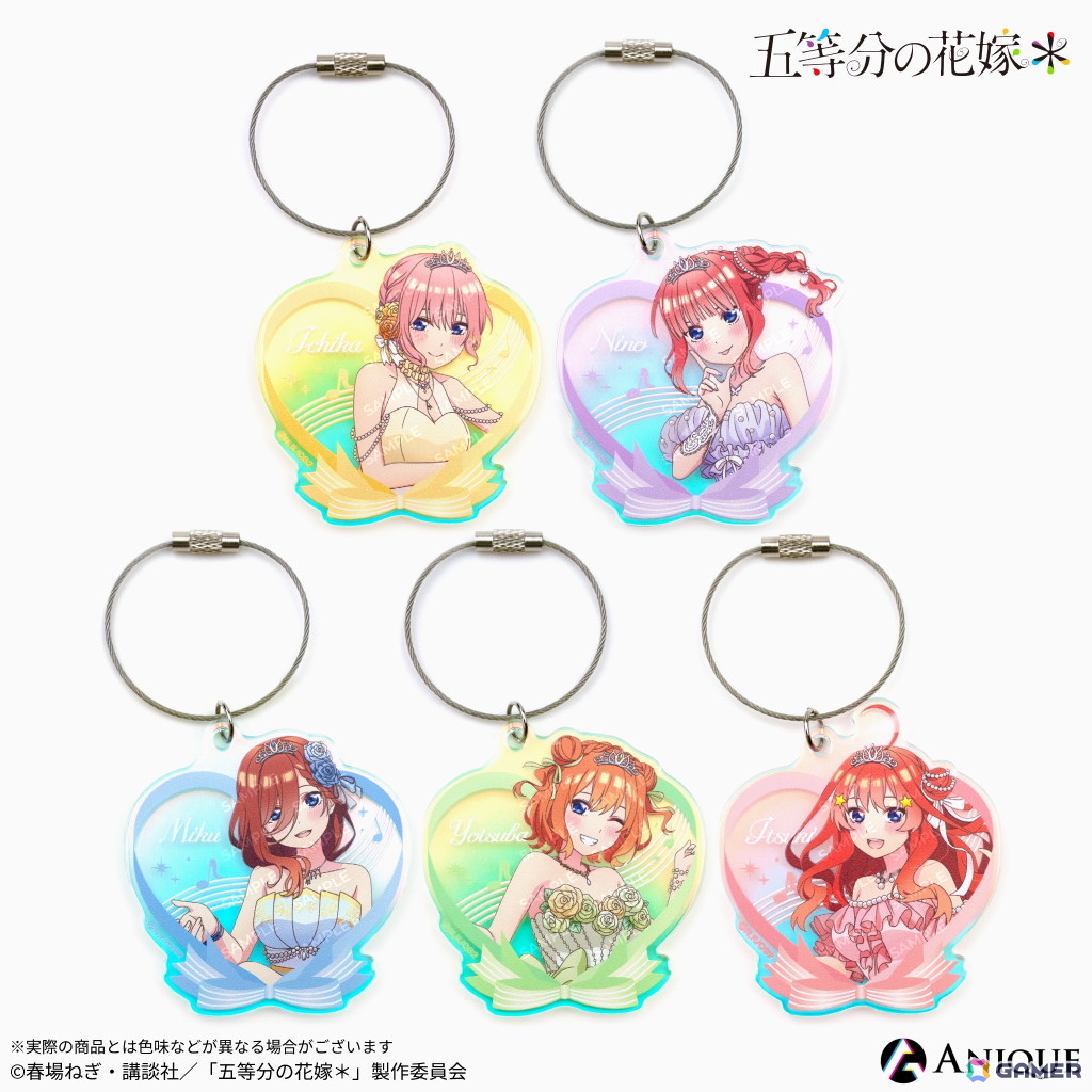 TVスペシャルアニメ「五等分の花嫁＊」より【クインテット】をテーマにした描き下ろしイラストグッズが「Aniqueショップ」にて販売！の画像