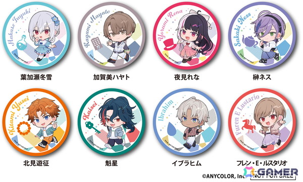 「にじさんじ」とくら寿司のコラボが5月16日より開催！SMC組、3SKM、メイフとのコラボメニューやアクスタなどの景品が貰える「ビッくらポン！」などが登場の画像13
