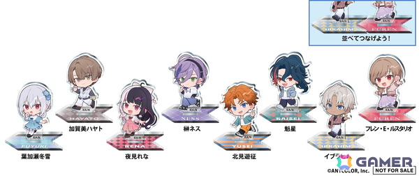 「にじさんじ」とくら寿司のコラボが5月16日より開催！SMC組、3SKM、メイフとのコラボメニューやアクスタなどの景品が貰える「ビッくらポン！」などが登場の画像9
