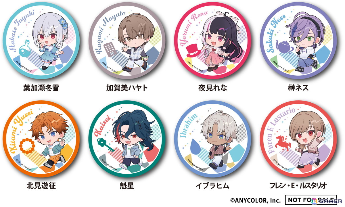 「にじさんじ」とくら寿司のコラボが5月16日より開催!SMC組、3SKM、メイフとのコラボメニューやアクスタなどの景品が貰える「ビッくらポン!」などが登場の画像