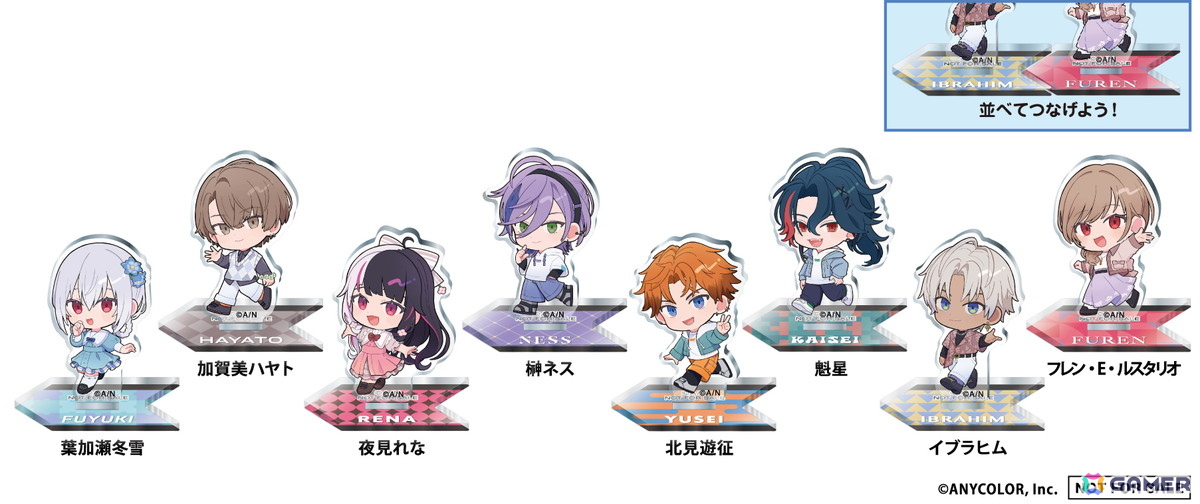 「にじさんじ」とくら寿司のコラボが5月16日より開催!SMC組、3SKM、メイフとのコラボメニューやアクスタなどの景品が貰える「ビッくらポン!」などが登場の画像