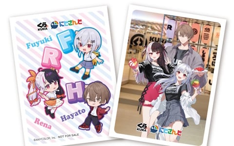 「にじさんじ」とくら寿司のコラボが5月16日より開催！SMC組、3SKM、メイフとのコラボメニューやアクスタなどの景品が貰える「ビッくらポン！」などが登場
