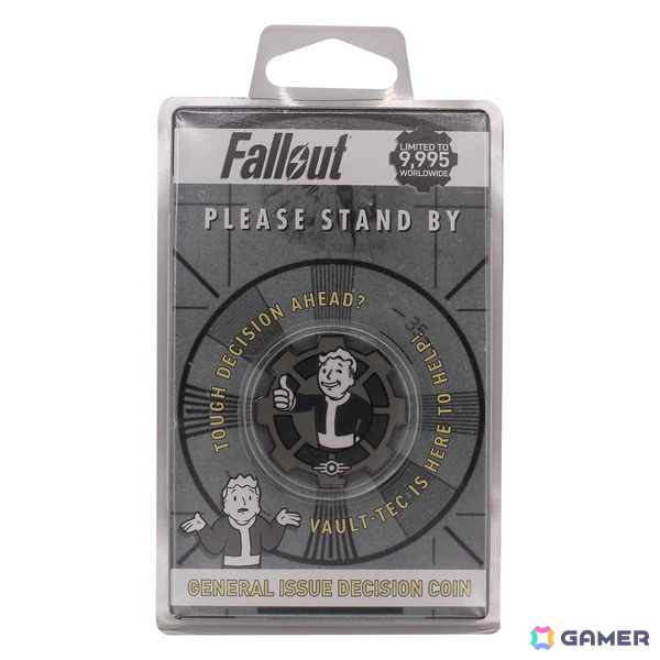 「Fallout」よりVault Boyがデザインされたモノクロコインとトランプの予約受付が開始！の画像2