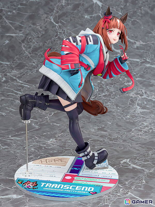 「ウマ娘 プリティーダービー」より勝負服姿の「トランセンド」が立体化！いたずらな表情と軽やかポージングに注目の画像