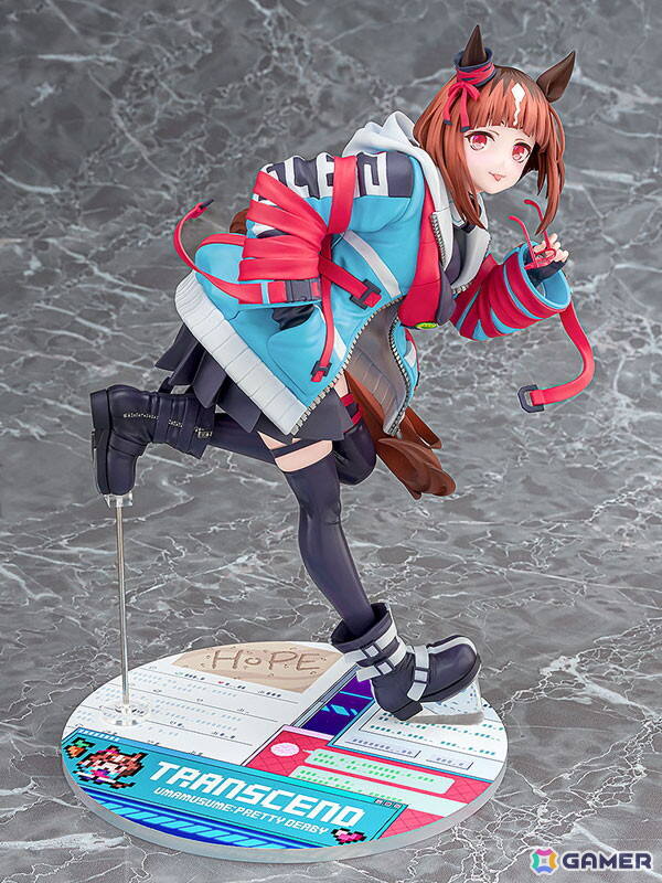 「ウマ娘 プリティーダービー」より勝負服姿の「トランセンド」が立体化！いたずらな表情と軽やかポージングに注目の画像
