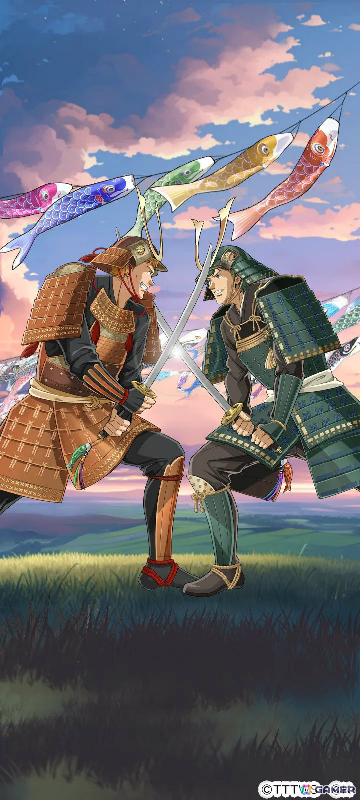「銀河英雄伝説 戦いの輪舞曲」端午の節句を楽しむミッターマイヤーとアッテンボローがイベントに登場!の画像