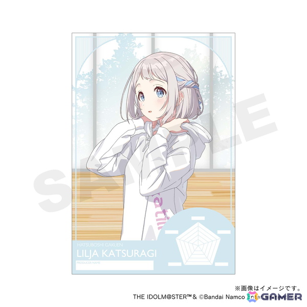 「学マス」ミニキャライラストのスタンプとフレーム切手セットが登場！スタンプは12人のアイドルごとに3種類展開の画像