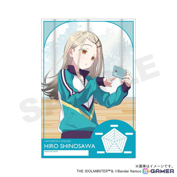 「学マス」ミニキャライラストのスタンプとフレーム切手セットが登場！スタンプは12人のアイドルごとに3種類展開の画像