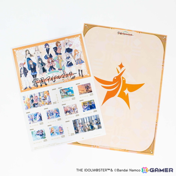 「学マス」ミニキャライラストのスタンプとフレーム切手セットが登場！スタンプは12人のアイドルごとに3種類展開の画像
