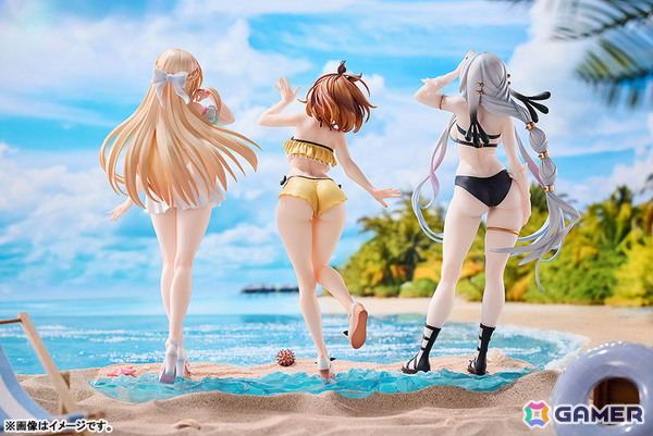 TVアニメ「ライザのアトリエ ～常闇の女王と秘密の隠れ家～」よりライザ、クラウディア、リラの3人が水着姿で1/7スケールフィギュアに！の画像3