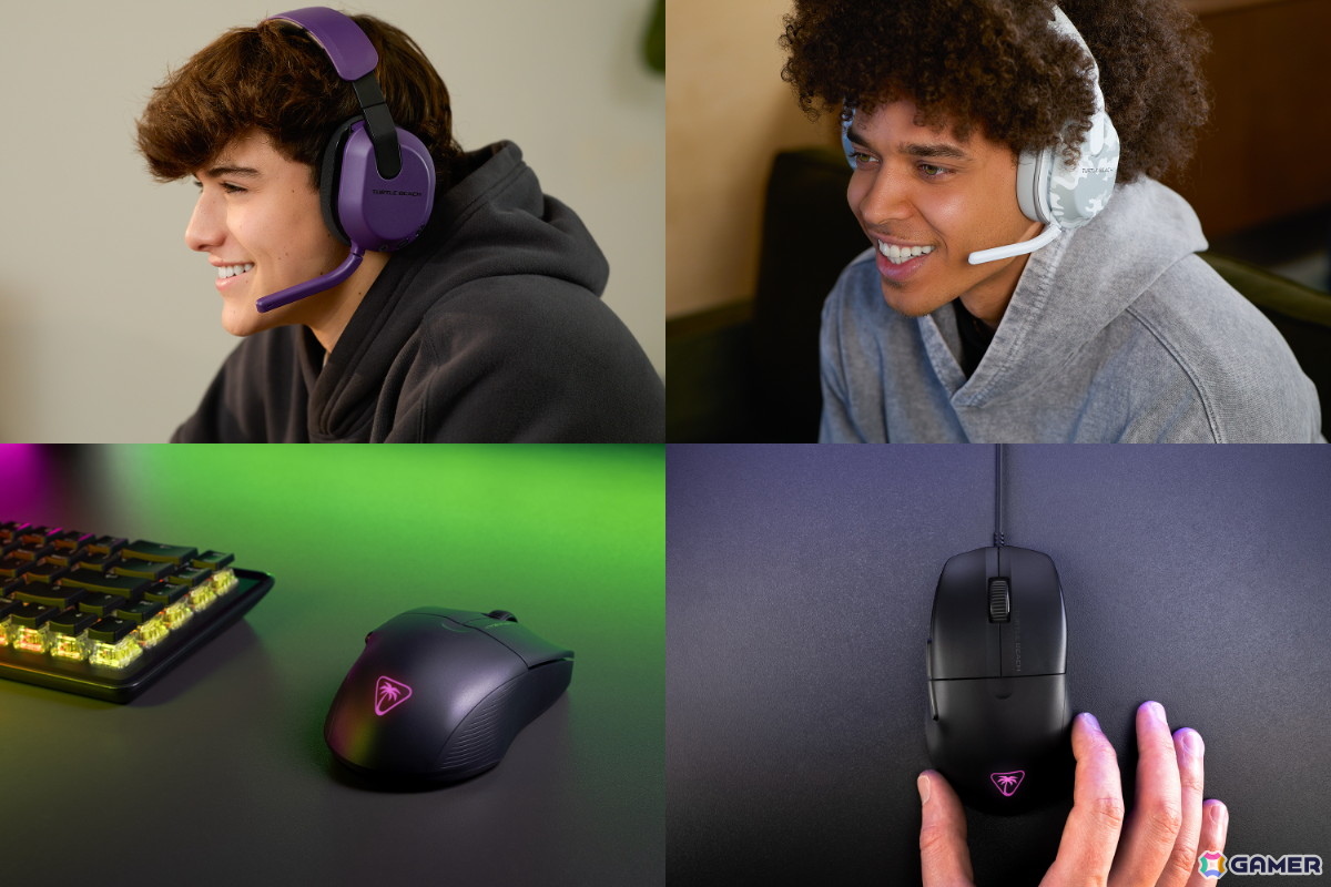 Turtle Beach、ワイヤレスゲーミングヘッドセット「Stealthシリーズ」の新色パープルとアークティック カモを5月16日より発売!の画像