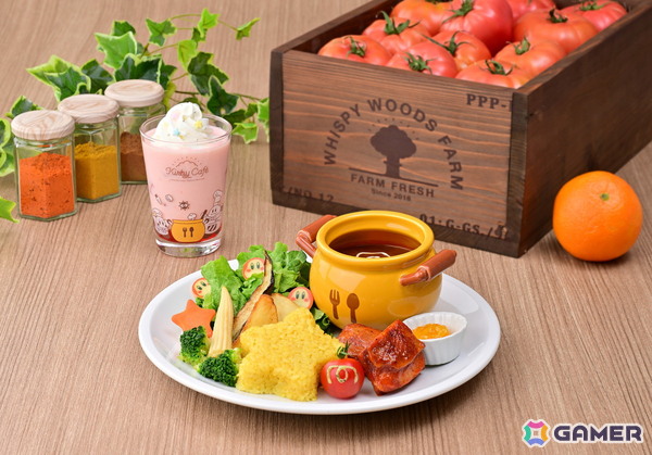 「Kirby Cafe」に「コックカワサキとくせいスパイシーカレープレート」と「クリーミィ☆ピンクラッシー」が5月21日から期間限定で登場！の画像1