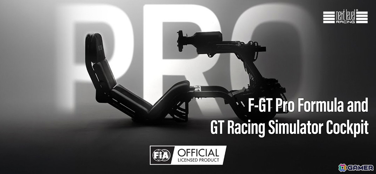レーシングシミュレーターブランド「Next Level Racing」の新製品「F-GT Pro Formula and GT Racing Simulator Cockpit Black Edition」などが5月17日に発売!の画像