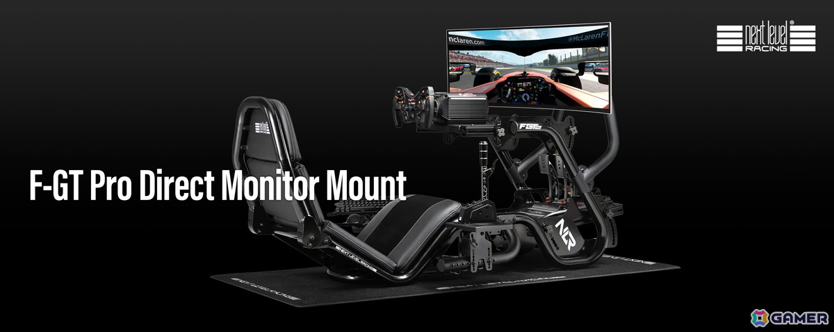 レーシングシミュレーターブランド「Next Level Racing」の新製品「F-GT Pro Formula and GT Racing Simulator Cockpit Black Edition」などが5月17日に発売!の画像