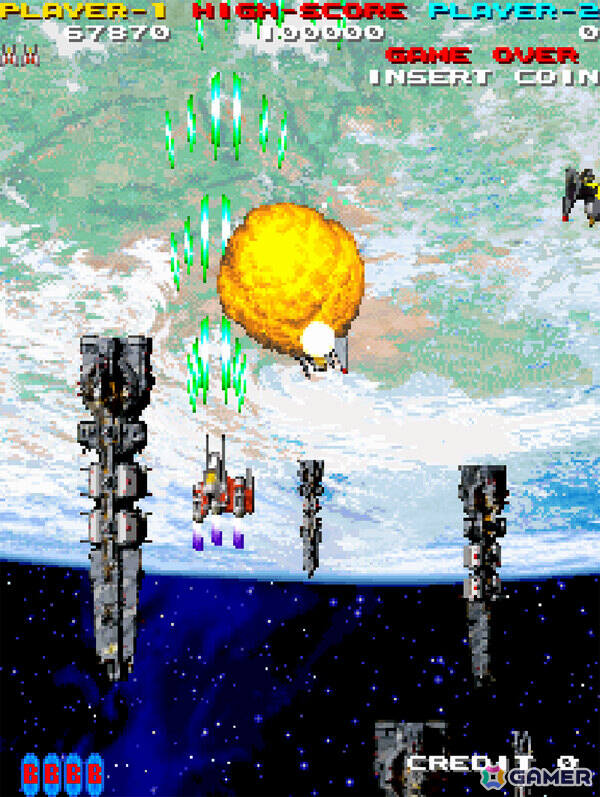 アーケードアーカイブス11周年記念コンテンツとしてナムコのSTG「ネビュラスレイ」が5月15日に配信！の画像
