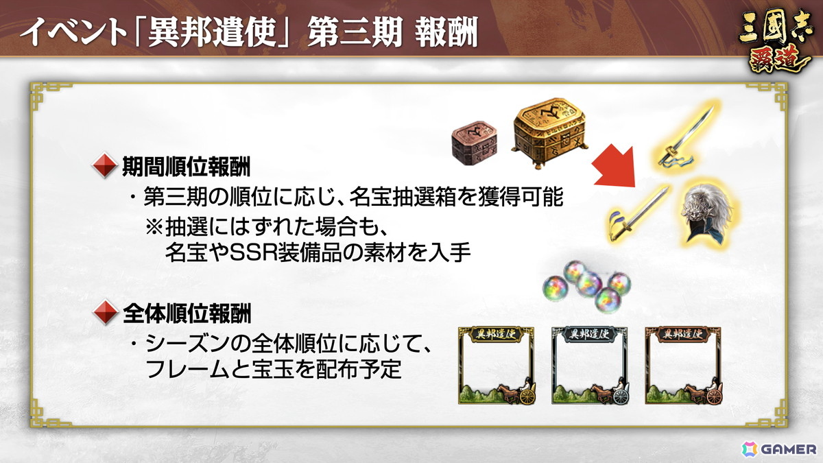 「三國志 覇道」長期イベント「異邦遣使」第三期が開幕!極求賢令には新LR武将「陸抗」たちが登場の画像