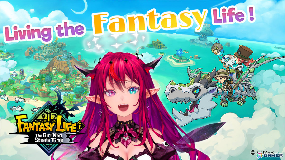 「ファンタジーライフi グルグルの竜と時をぬすむ少女」ホロライブEnglish・IRySさんが歌う「きこえるよ しあわせの音」にのせたPVが公開!の画像