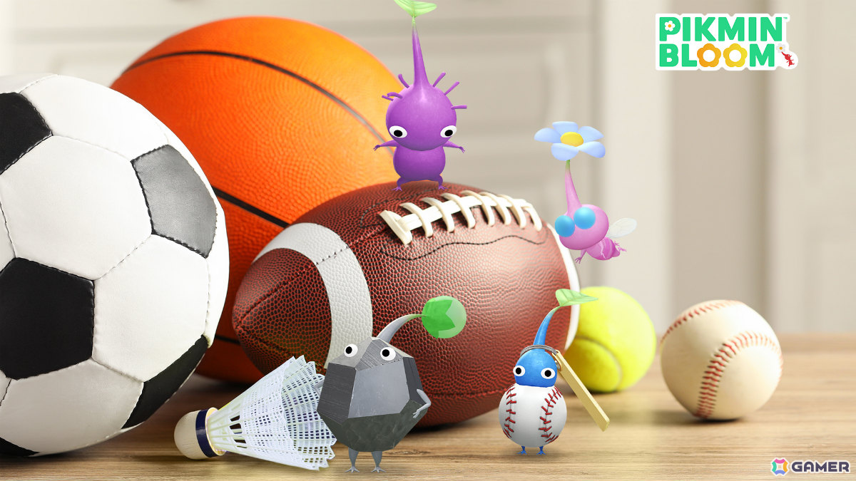 「ピクミンブルーム」で「スタジアムのキーホルダー」デコピクミンに紫・白・羽・岩が追加!の画像