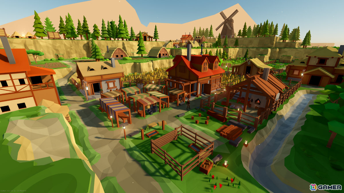 自然とともに生きるリアルタイム都市建設ゲーム「Of Life and Land」が正式リリース!城の建設や単一都市シナリオなどの要素が追加の画像