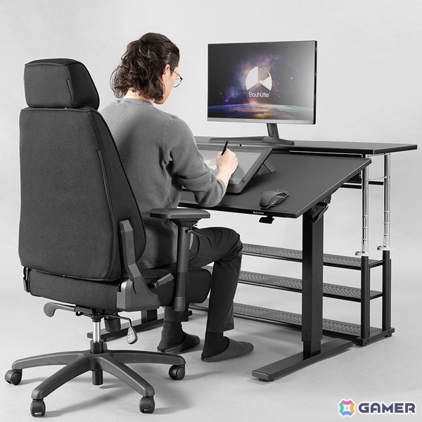 BauhutteよりFPSゲーマーに特化したゲーミングチェア「G-590」が発売！前傾姿勢をサポートするチルト機能などを搭載の画像16