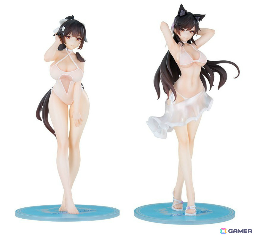 「アズレン」水着姿の高雄と愛宕が1/8スケールフィギュアとなって登場!の画像