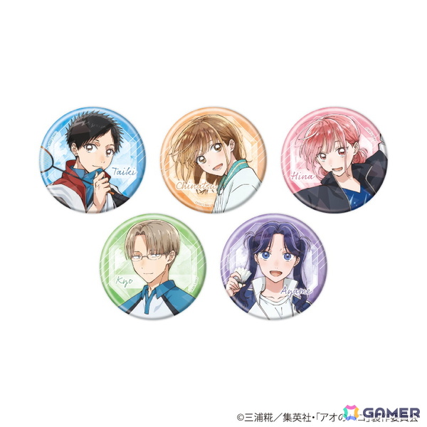 TVアニメ「アオのハコ」POP UP SHOPが開催！ユニフォームがテーマの描き下ろし＆ミニキャライラストを使用した新作グッズを展開の画像3