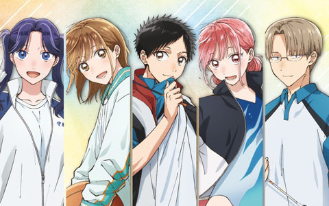 TVアニメ「アオのハコ」POP UP SHOPが開催！ユニフォームがテーマの描き下ろし＆ミニキャライラストを使用した新作グッズを展開