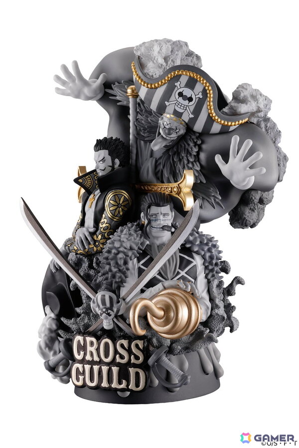TVアニメ「ONE PIECE」とmastermind JAPANのコラボによる“クロスギルド”のモノクロフィギュアが5月19日よりZOZOVILLA限定で受注販売！の画像3