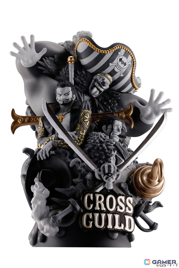 TVアニメ「ONE PIECE」とmastermind JAPANのコラボによる“クロスギルド”のモノクロフィギュアが5月19日よりZOZOVILLA限定で受注販売！の画像4