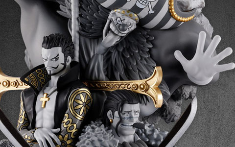 TVアニメ「ONE PIECE」とmastermind JAPANのコラボによる“クロスギルド”のモノクロフィギュアが5月19日よりZOZOVILLA限定で受注販売！