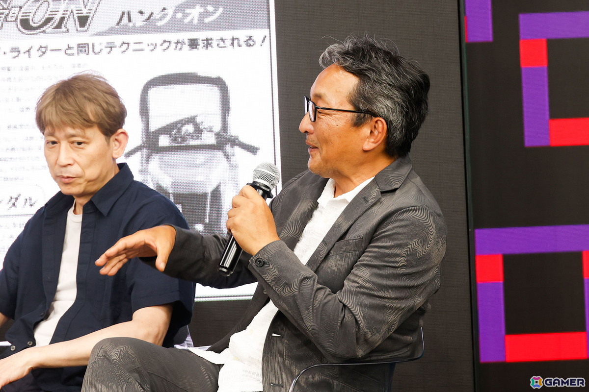 濱垣氏からの提案で自転車のゲームからバイクのゲームに企画が変わっていった。
