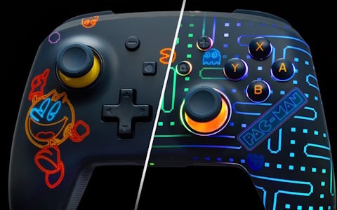 PowerAより「パックマンデザイン」のSwitch用コントローラーが6月30日に発売！アーケードゲームをイメージしたLEDライティングが楽しめる