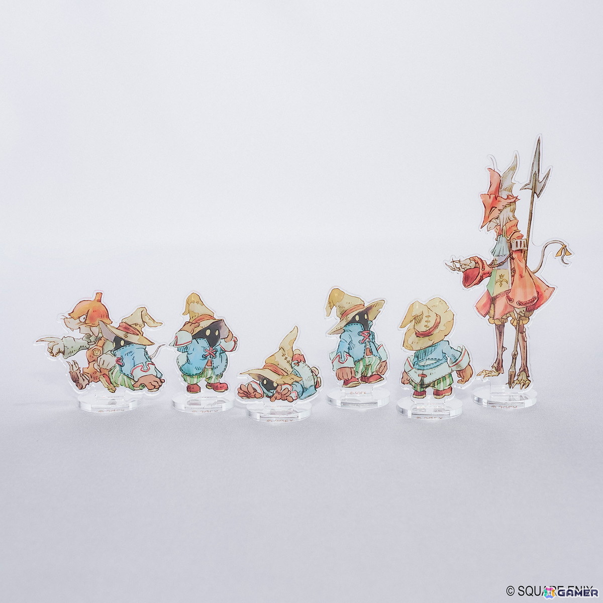 「FFIX」ビビのフェイスマグカップ、ぬいぐるみポーチや板鼻利幸氏新規描き下ろしイラストを使用したアクリルスタンドが登場!の画像