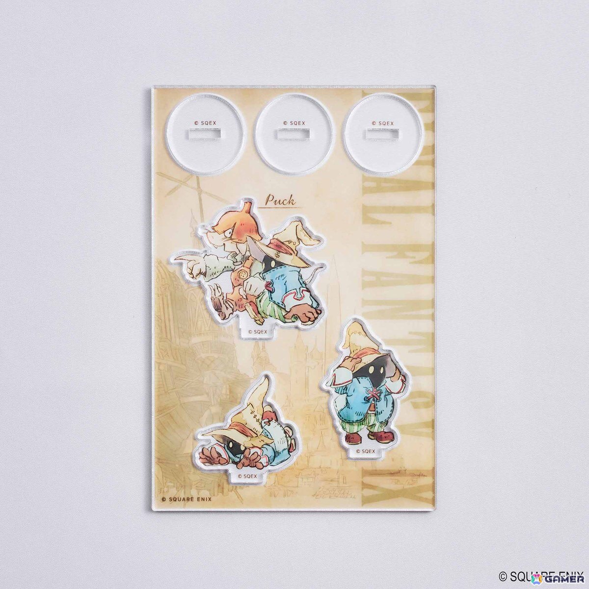 「FFIX」ビビのフェイスマグカップ、ぬいぐるみポーチや板鼻利幸氏新規描き下ろしイラストを使用したアクリルスタンドが登場!の画像