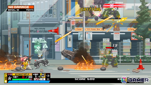 自立型ドローンの破壊ミッションに挑む美少女2Dガンアクション「Nitro Express」がSteamにて配信開始！の画像