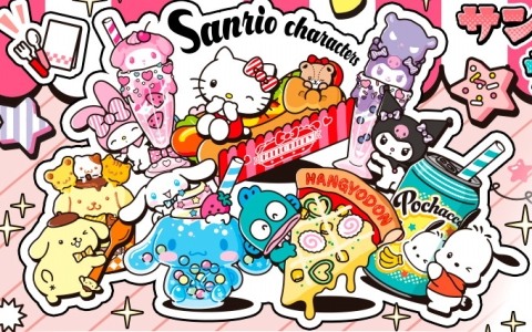 「カードコネクト」で「サンリオキャラクターズ」とのコラボが開催！“レトロでポップ”なデザインが登場