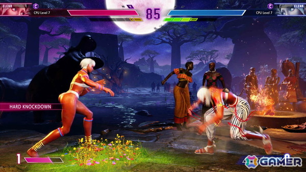 「ストリートファイター6」新キャラクター・エレナの先行プレイ動画を公開！コンボトライアル＆CPU戦からキャラクターの性能を紹介の画像10