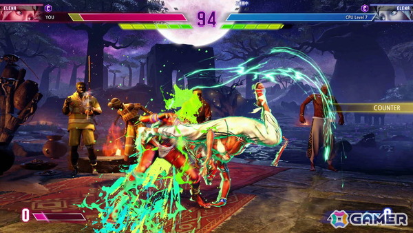 「ストリートファイター6」新キャラクター・エレナの先行プレイ動画を公開！コンボトライアル＆CPU戦からキャラクターの性能を紹介の画像5