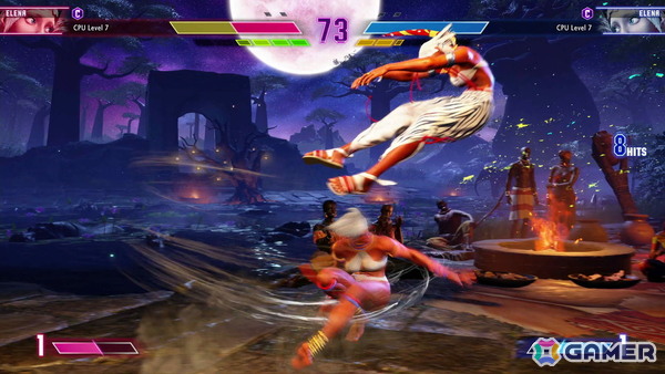 「ストリートファイター6」新キャラクター・エレナの先行プレイ動画を公開！コンボトライアル＆CPU戦からキャラクターの性能を紹介の画像6