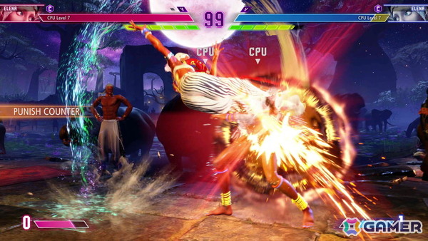 「ストリートファイター6」新キャラクター・エレナの先行プレイ動画を公開！コンボトライアル＆CPU戦からキャラクターの性能を紹介の画像8