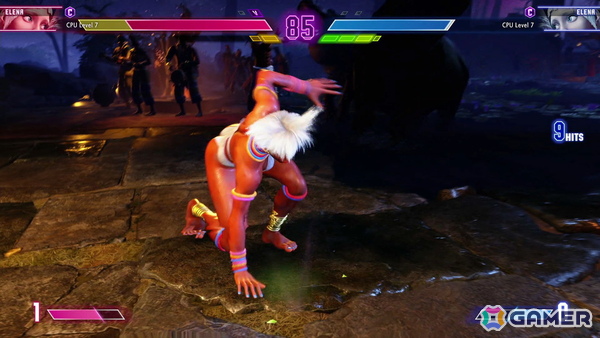「ストリートファイター6」新キャラクター・エレナの先行プレイ動画を公開！コンボトライアル＆CPU戦からキャラクターの性能を紹介の画像9
