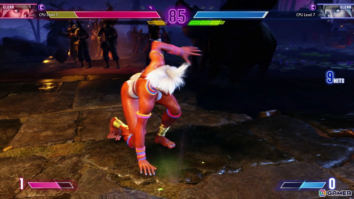 「ストリートファイター6」新キャラクター・エレナの先行プレイ動画を公開！コンボトライアル＆CPU戦からキャラクターの性能を紹介の画像