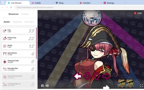 ホロライブタレントの配信をモチーフにした癒し系クリッカーゲーム「Holoidle」が6月6日にリリース！