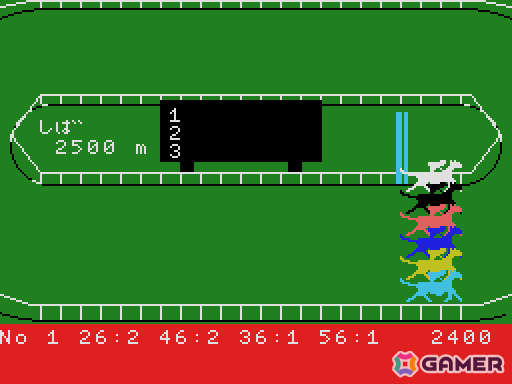 競馬ゲーム「MSXダービー（MSX版）」がプロジェクトEGGでリリース！7つのレースを制覇し3,000円の所持金をどこまでも増やせの画像4
